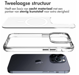 Transparant iPhone Hoesje - Magnetische Case