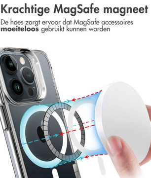 Transparant iPhone Hoesje - Magnetische Case