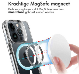 Transparant iPhone Hoesje - Magnetische Case