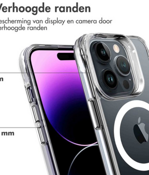 Transparant iPhone Hoesje - Magnetische Case