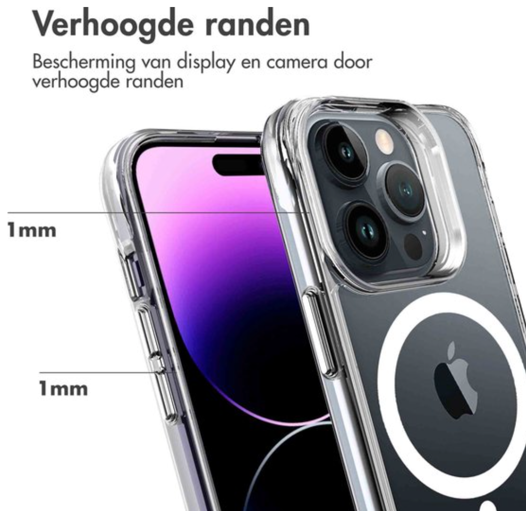 Transparant iPhone Hoesje - Magnetische Case