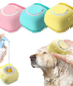 Hondenshampoo Borstel met Massagefunctie