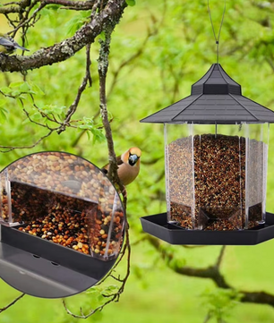 Hangende Vogelvoeder – Waterdicht Tuinhuisje met Hangtouw voor Buiten
