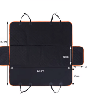 Luxe Hondendeken Auto voor Achterbak en Kofferbak - 135x147cm