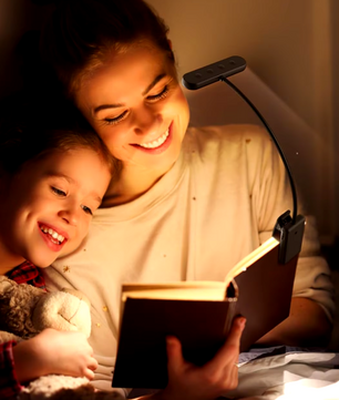 14Leds Boek Licht - USB Oplaadbare Leeslamp met Flexibele Clip - 3 Eye-Protecting Modes
