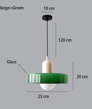 Coco Hanglamp - Glazen Scandinavische Retro Hanglamp