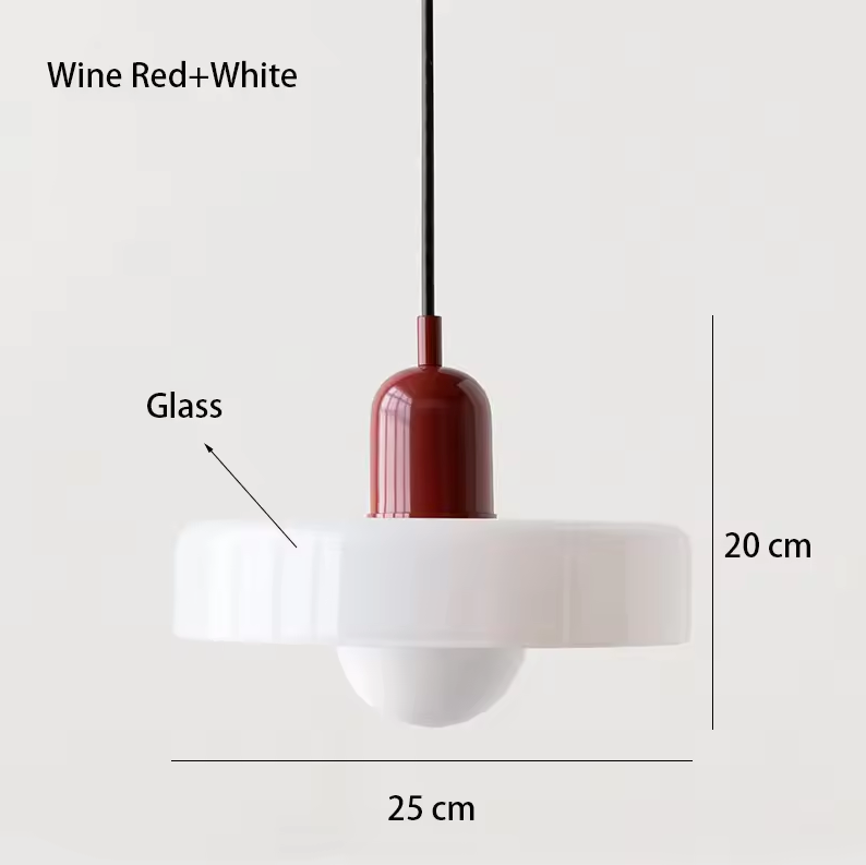 Coco Plafondlamp - Glazen Scandinavische Retro Plafondlamp