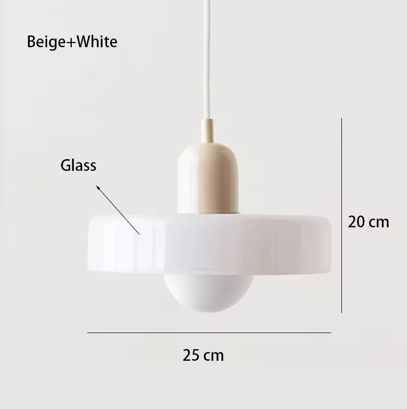 Coco Plafondlamp - Glazen Scandinavische Retro Plafondlamp