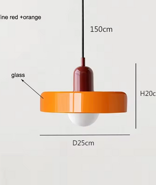 Coco Hanglamp - Glazen Scandinavische Retro Hanglamp