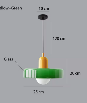 Coco Hanglamp - Glazen Scandinavische Retro Hanglamp