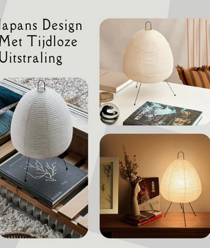 Sei-i Tafellamp – Authentieke Japanse Akari Rijstpapierlamp
