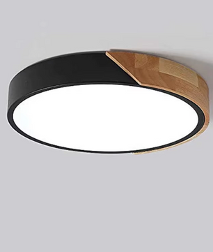 Lumière Plafondlamp – Minimalistische LED-Plafondlamp met Houten Details