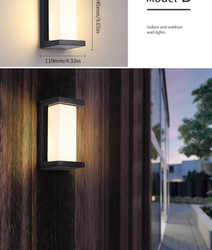 UniLights Buitenlamp met Bewegingssensor – Slimme en Weerbestendige LED Verlichting