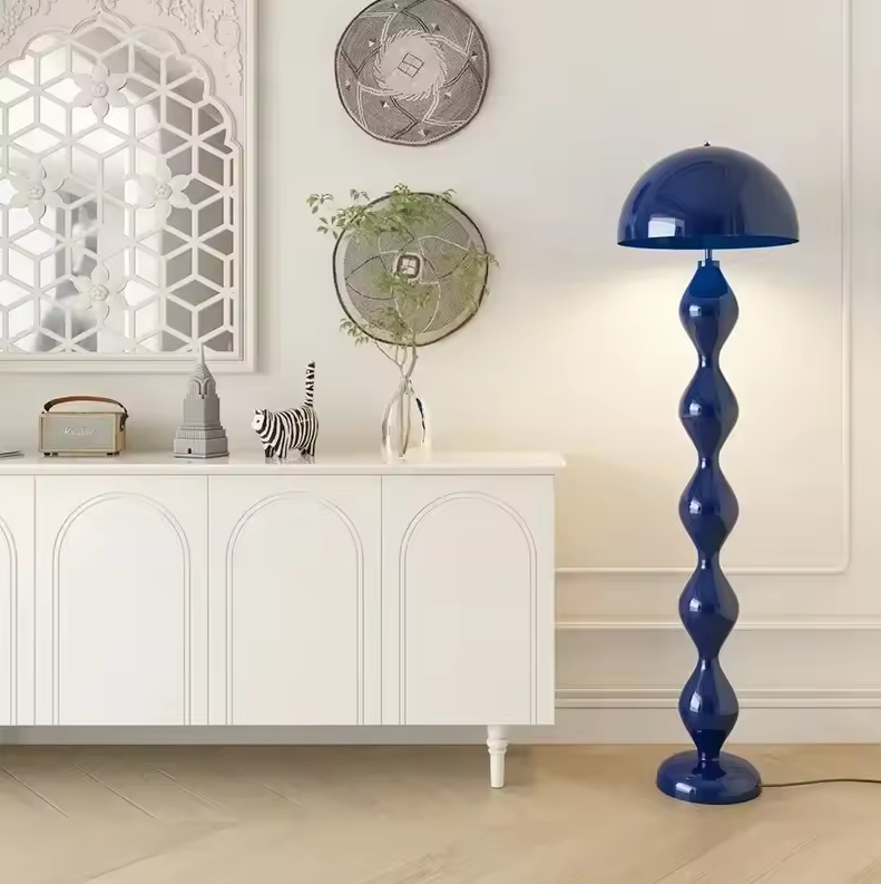 Scandi Macaron Vloerlamp – Paddestoellamp voor een Kleurrijk Interieur