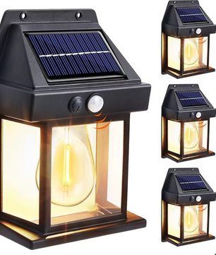 Buiten Zonne-energie Wandlamp met Bewegingssensor – Waterdichte Tuinlamp