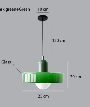 Coco Hanglamp - Glazen Scandinavische Retro Hanglamp