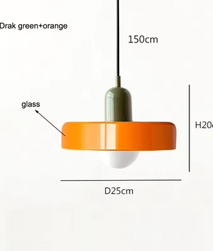 Coco Hanglamp - Glazen Scandinavische Retro Hanglamp