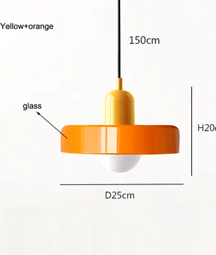 Coco Hanglamp - Glazen Scandinavische Retro Hanglamp