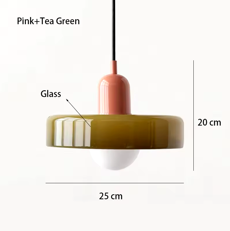 Hanglamp Mille, 1-lamp, mosterdgeel Hanglamp Mille, 1-lamp, mosterdgeel