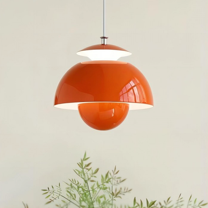 Skandi Deluxe Plafondlamp - Ijzeren Scandinavische Retro Plafondlamp