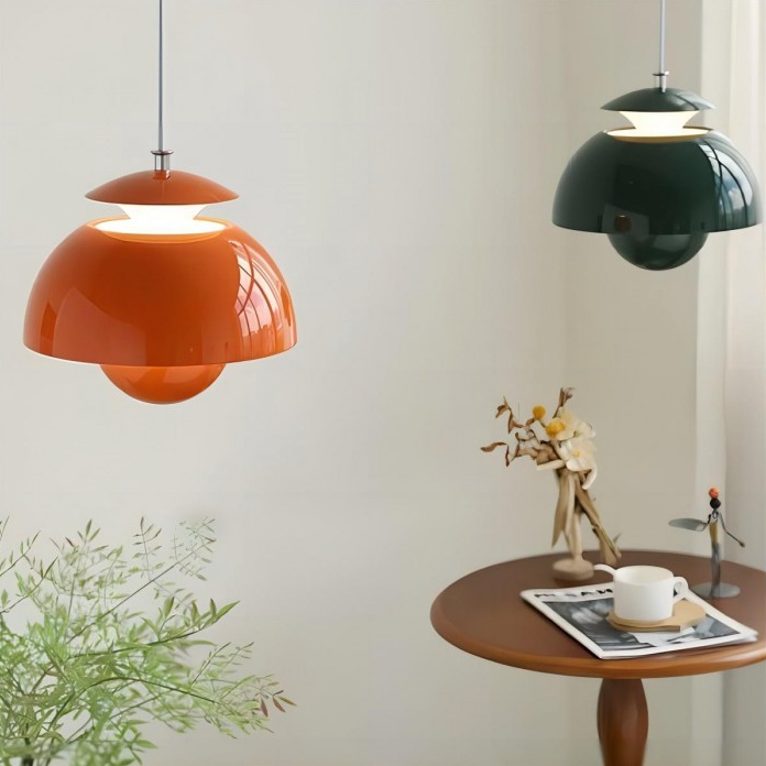 Skandi Deluxe Plafondlamp - Ijzeren Scandinavische Retro Plafondlamp