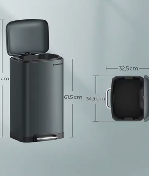 Prullenbak van 30L – Stijlvol, Hygiënisch en Ruimtebesparend