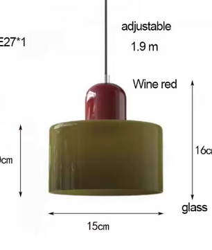 Bauhaus Hanglamp - Glazen Moderne Kroonluchter