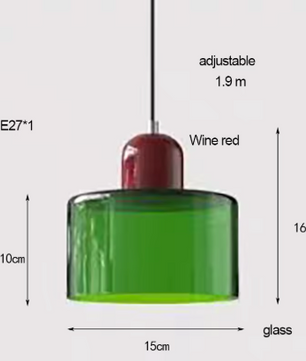 Bauhaus Hanglamp - Glazen Moderne Kroonluchter