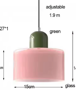 Bauhaus Hanglamp - Glazen Moderne Kroonluchter