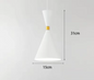 Moderne Hanglamp – Driehoek Minimalistisch Design Hanglamp