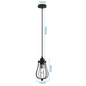 Retro Industriële Hanglamp – Zwart Ijzer E27 Geometrisch Design