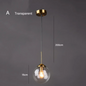 Luxe Glazen Bol Hanglamp – Cocon Design Amber Glas