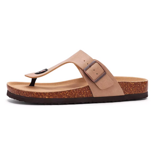 KIDMI Teenslippers van Kurk en PVC-leer