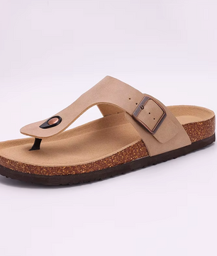 KIDMI Teenslippers van Kurk en PVC-leer