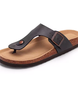 KIDMI Teenslippers van Kurk en PVC-leer