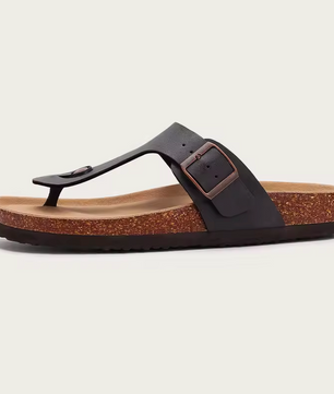 KIDMI Teenslippers van Kurk en PVC-leer