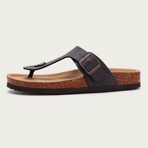 KIDMI Teenslippers van Kurk en PVC-leer