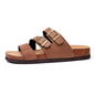 KIDMI Drie Bandjes Sandalen van Kurk en PVC-leer