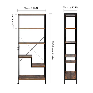 Sedia Vintage Design Kast – Getone 5-Lagen Industriële Decoratiekast