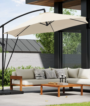 Sedia Vrijstaande Parasol met Hoes – Waterdichte en Kantelbare Hangparasol met UV-bescherming