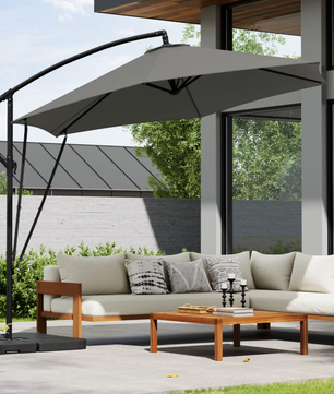 Sedia Vrijstaande Parasol met Hoes – Waterdichte en Kantelbare Hangparasol met UV-bescherming