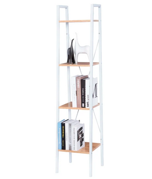 Industriële Stellingkast – 4-Lagen – Metalen Frame met Houten Planken