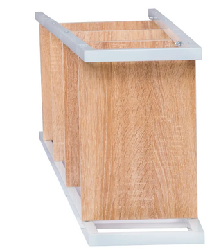 Industriële Stellingkast – 4-Lagen – Metalen Frame met Houten Planken