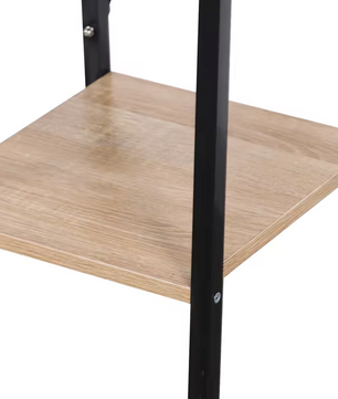 Industriële Stellingkast – 4-Lagen – Metalen Frame met Houten Planken