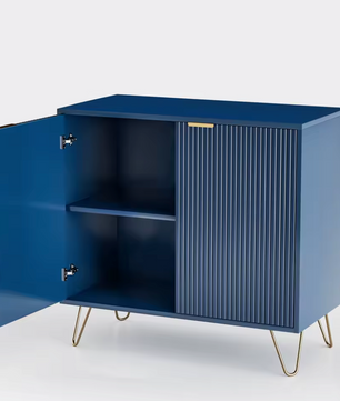 Moderne Scandinavische Dressoirkast – Marineblauw – 80×40×78cm