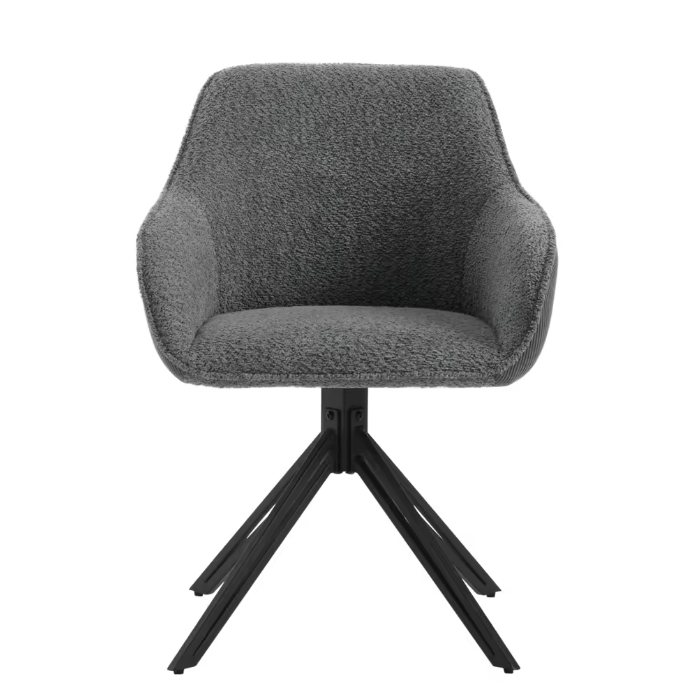 2 stks/set Corduroy Draaibare Eetkamerstoelen Ergonomische Gestoffeerde Keukenstoelen met Armleuningen Rugleuning Lounge Stoel voor Woonkamer