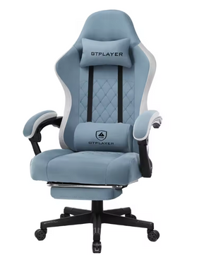 Gamingstoel met Zakvering & Voetsteun – Ergonomisch & Comfortabel