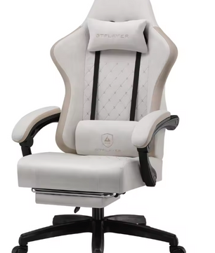 Gamingstoel met Zakvering & Voetsteun – Ergonomisch & Comfortabel
