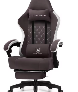 Gamingstoel met Zakvering & Voetsteun – Ergonomisch & Comfortabel