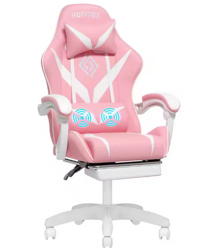 Gamingstoel met Massage & Voetsteun – Ergonomisch en Verstelbaar